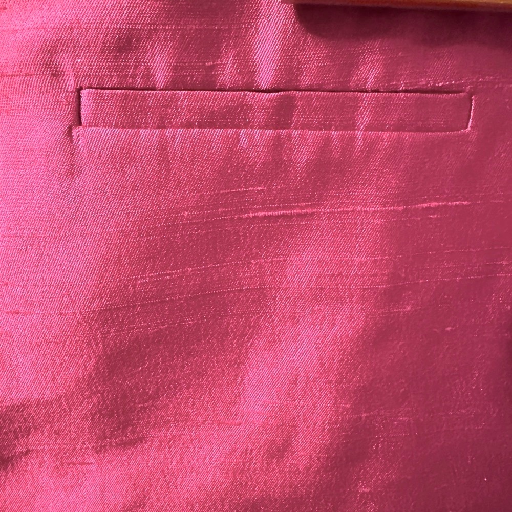 Talbots Signature Collection — Pink Dupioni Pants — New/*Detached Tags Included* - Picture 4 of 5